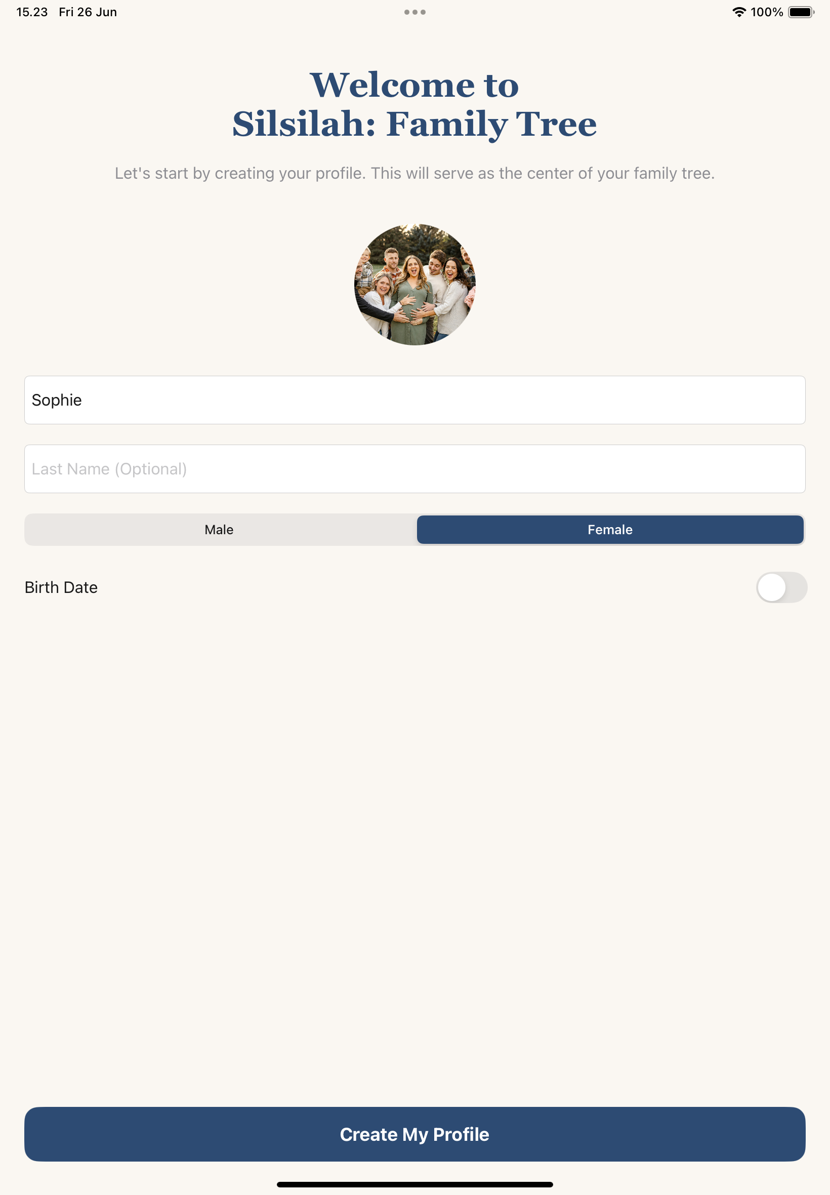 Silsilah: Family Tree iPad screenshot 1