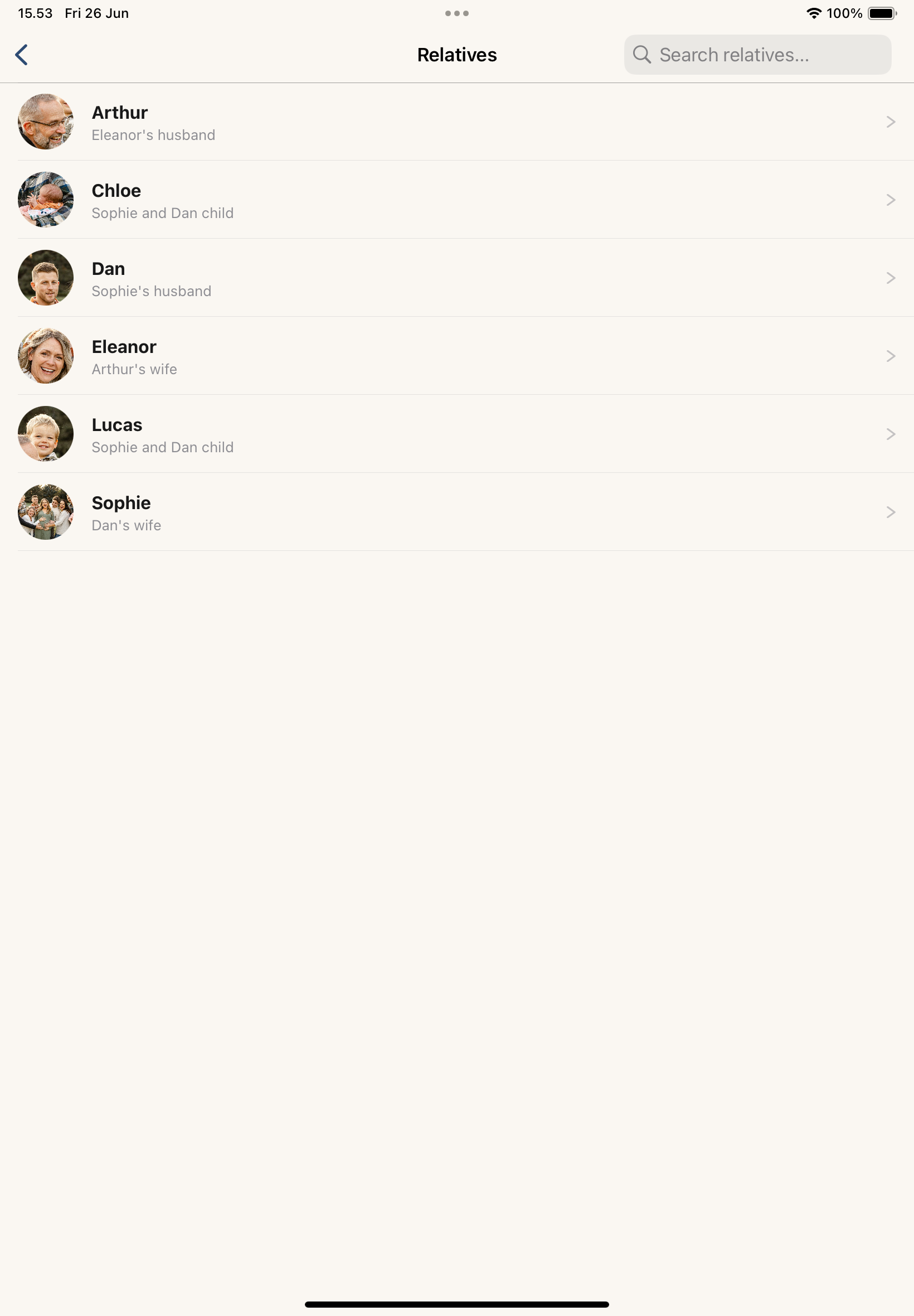 Silsilah: Family Tree iPad screenshot 6