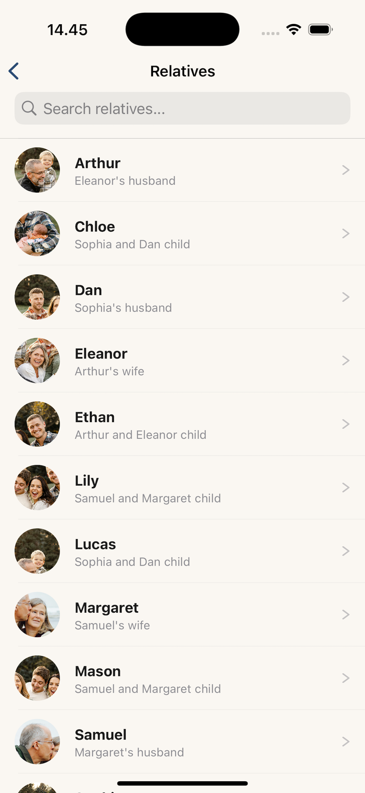 Silsilah: Family Tree iPhone screenshot 4